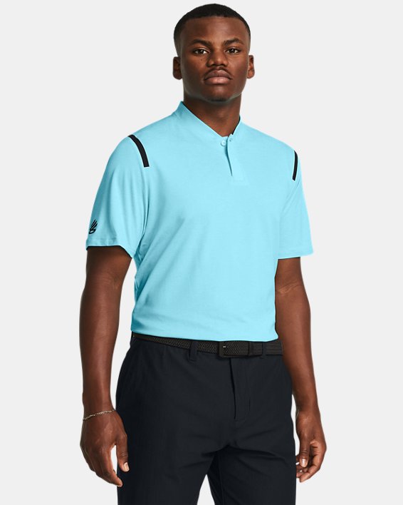 Men's Curry Splash Polo in Blue image number 0